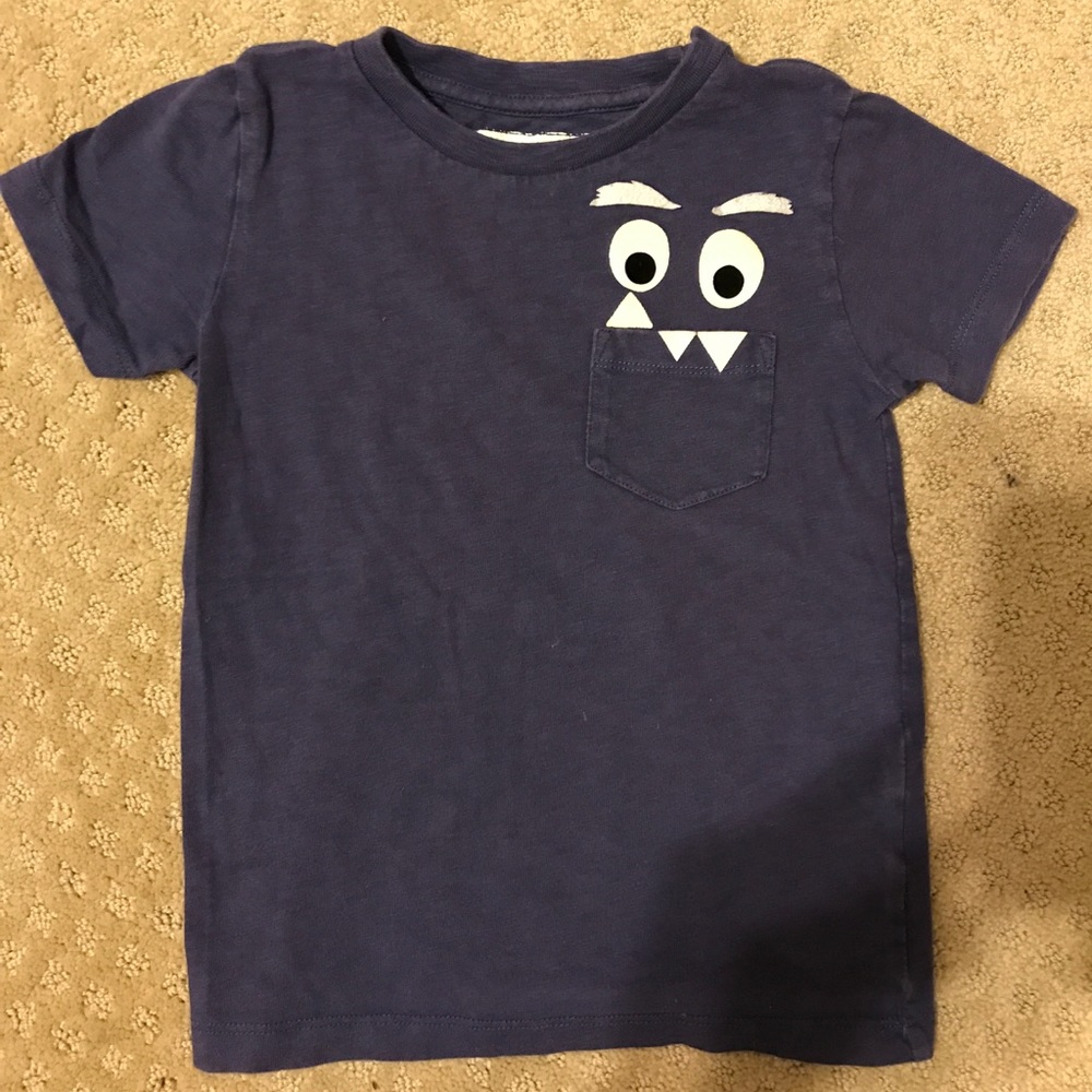 J Crew boys GLOW IN THE DARK t-shirt sz 4-5